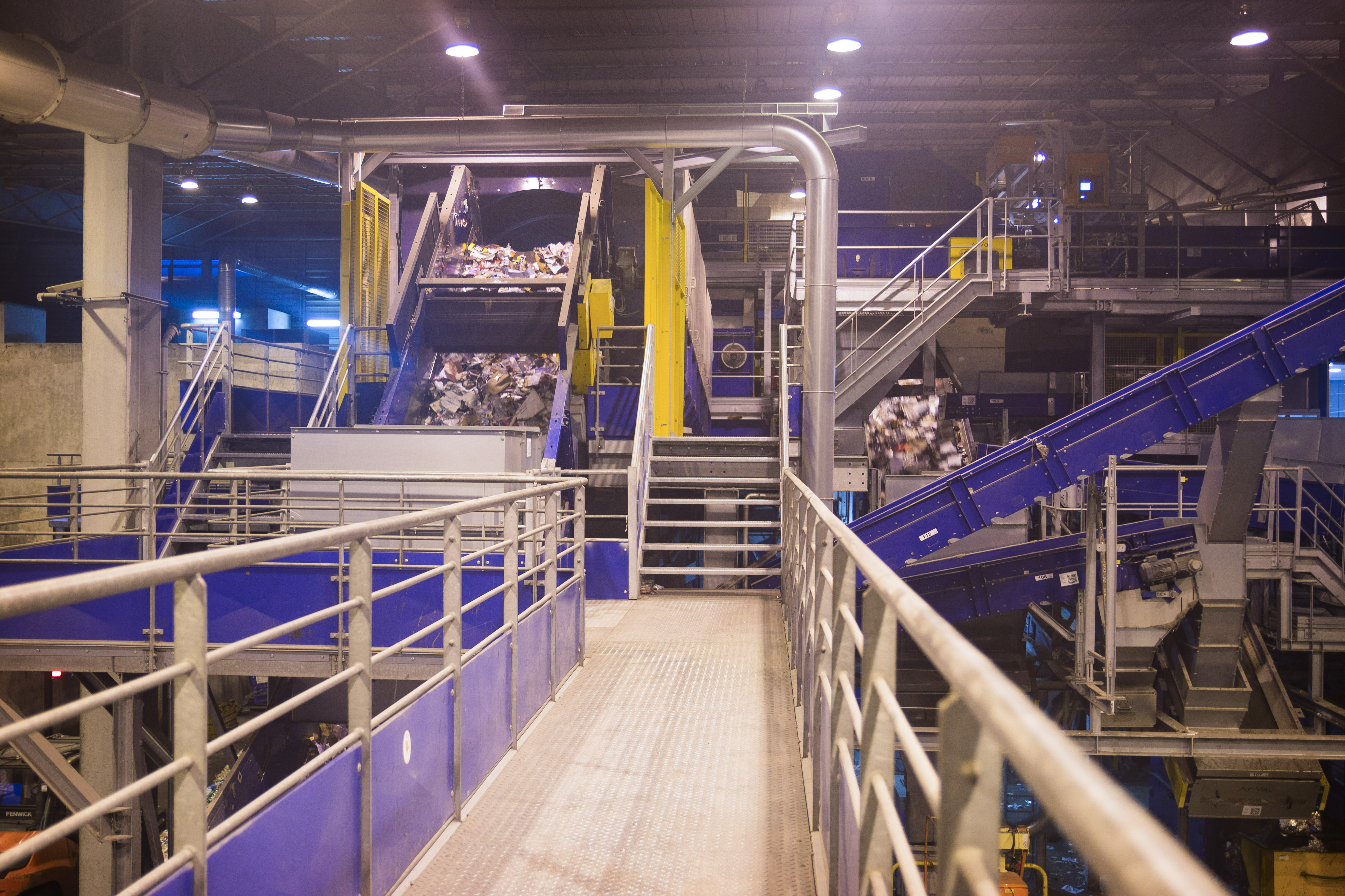 Visite et lamineur de couche - trommel